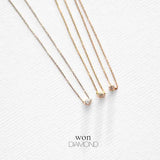 Tiny Diamond Pendant