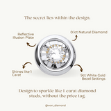 Diamond Pop Studs