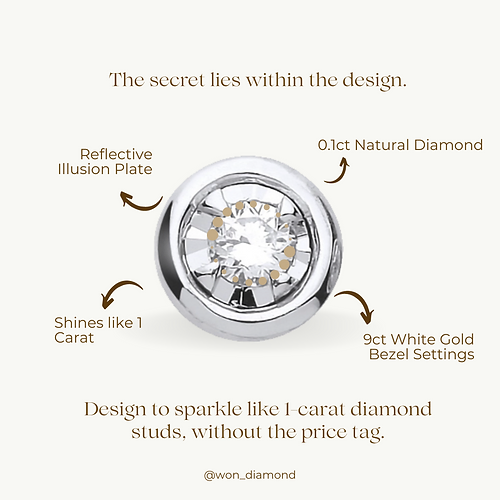 Diamond Pop Studs