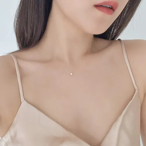 Tiny Diamond Pendant