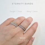 Golden Wave Trio Rings