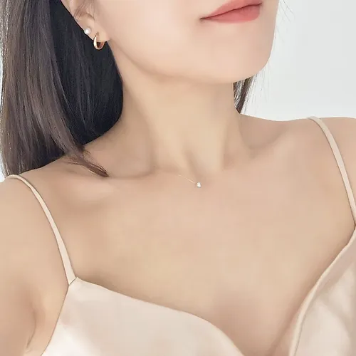Tiny Diamond Pendant