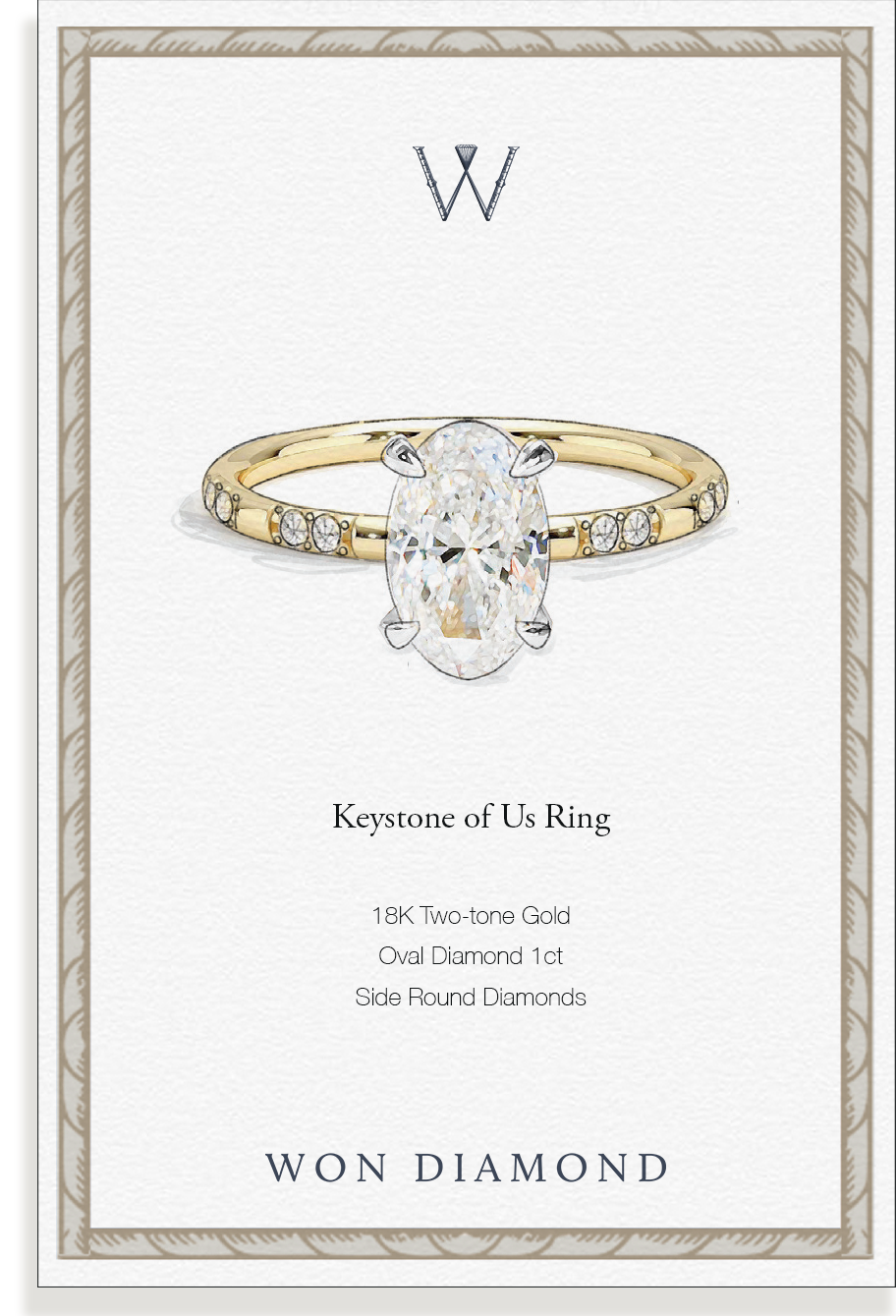 Keystone of Us Ring – Won Diamond