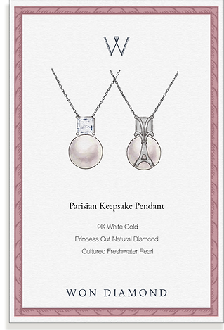 Parisian Keepsake Pendant