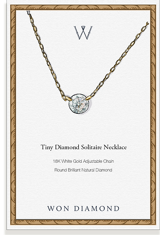 Tiny Diamond Necklace