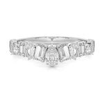 Mixed Shape Eternity Ring